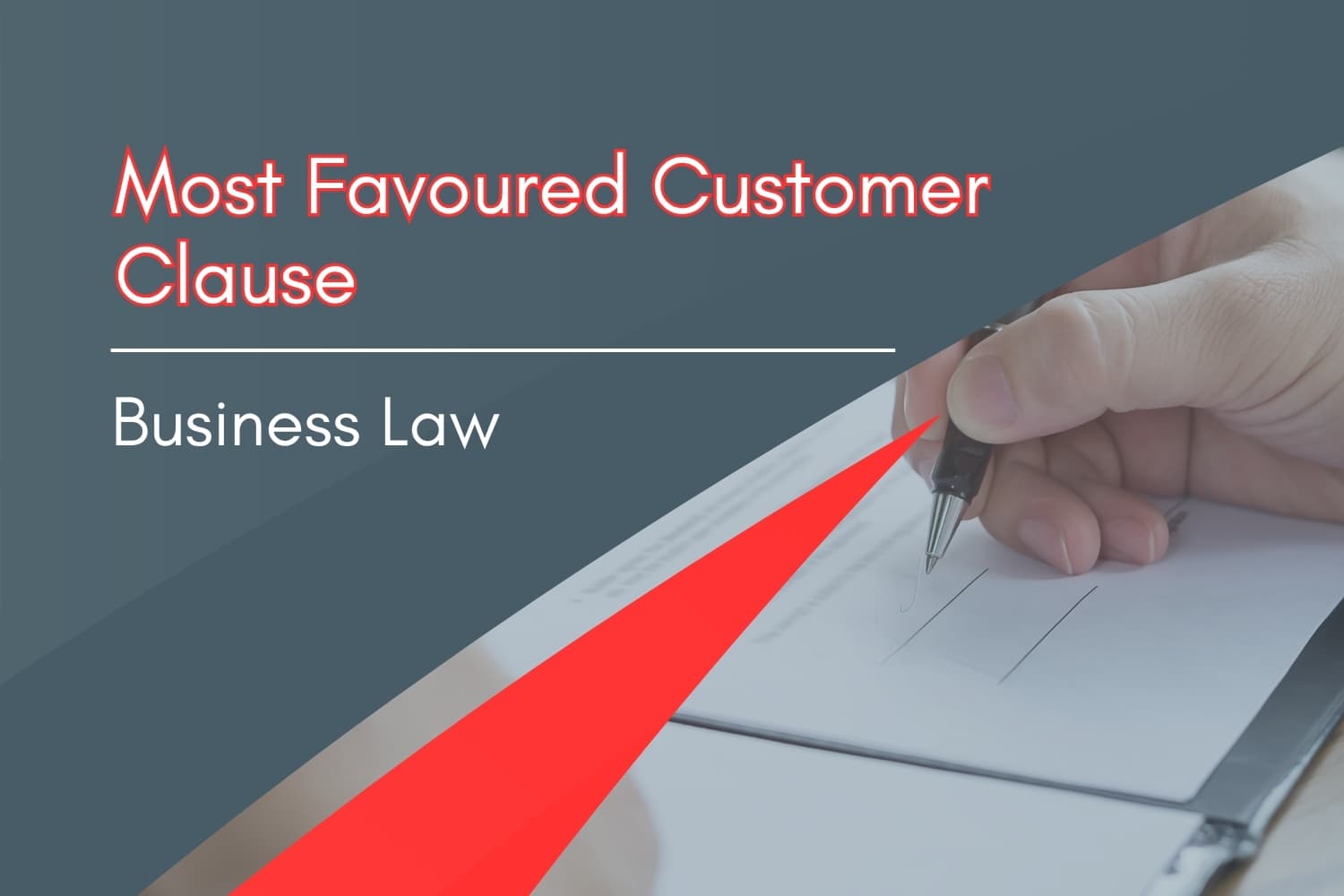 What is the purpose of a Most Favored Customer clause in a business contract?