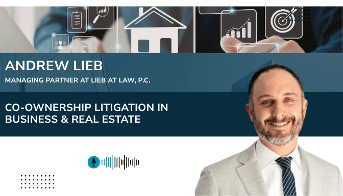 Co-Ownership Litigation in Business & Real Estate 
