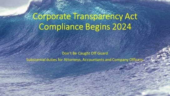 The Corporate Transparency Act